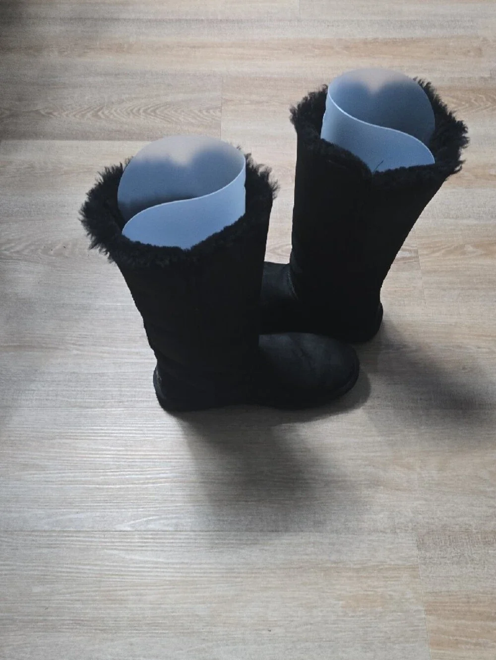 UGG Bailey Button Triplet Boot Black Tall  Boots 9